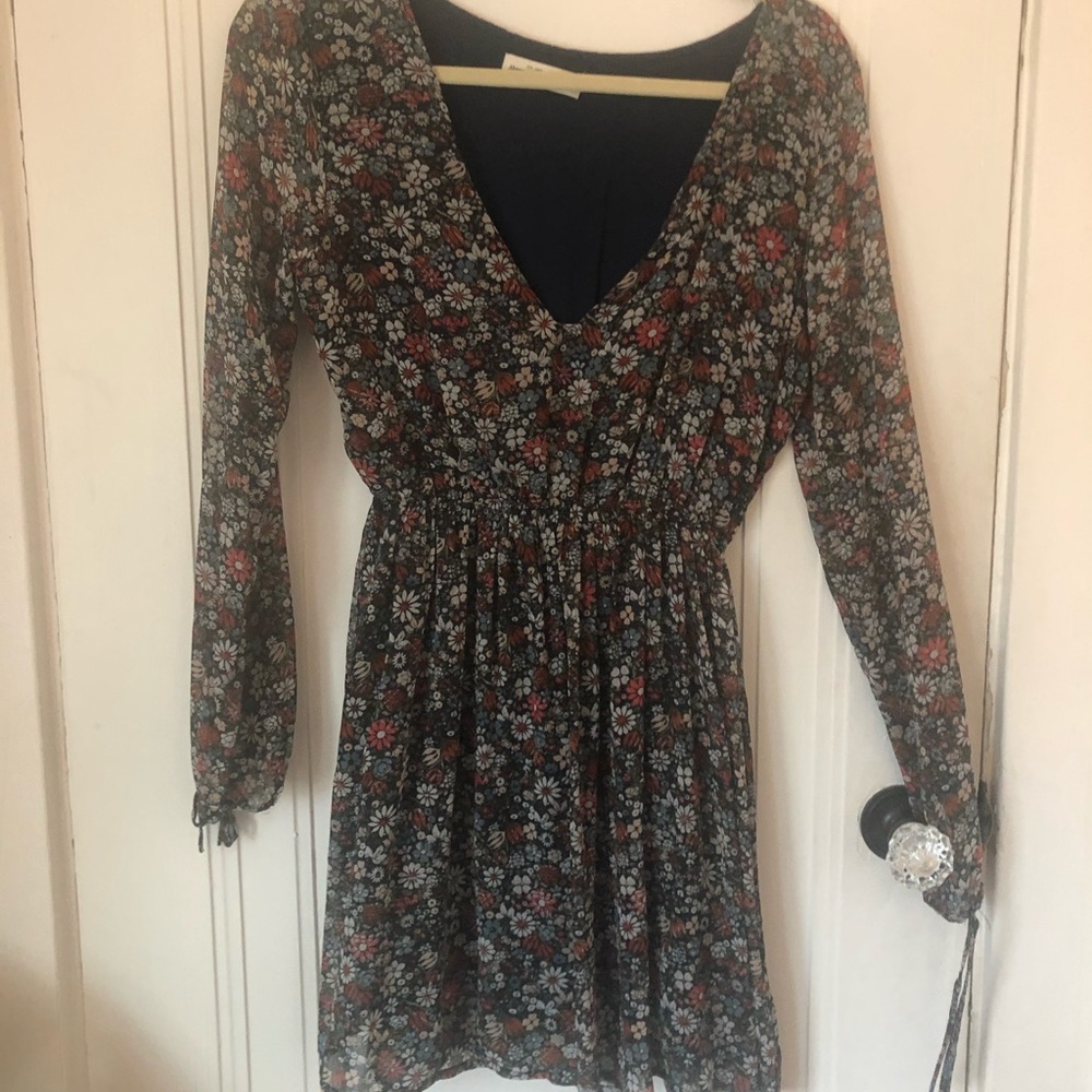 Floral V-Neck Dress